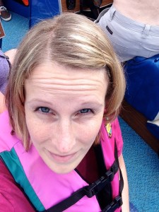 My best selfie with a life vest on. 