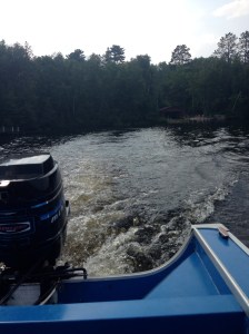 This was my view just to get us around the dock.