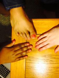 #orangenailsforsarah on Facebook